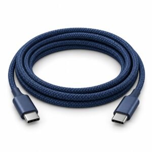 New arrivals trex cb004 braided usb c cable blue