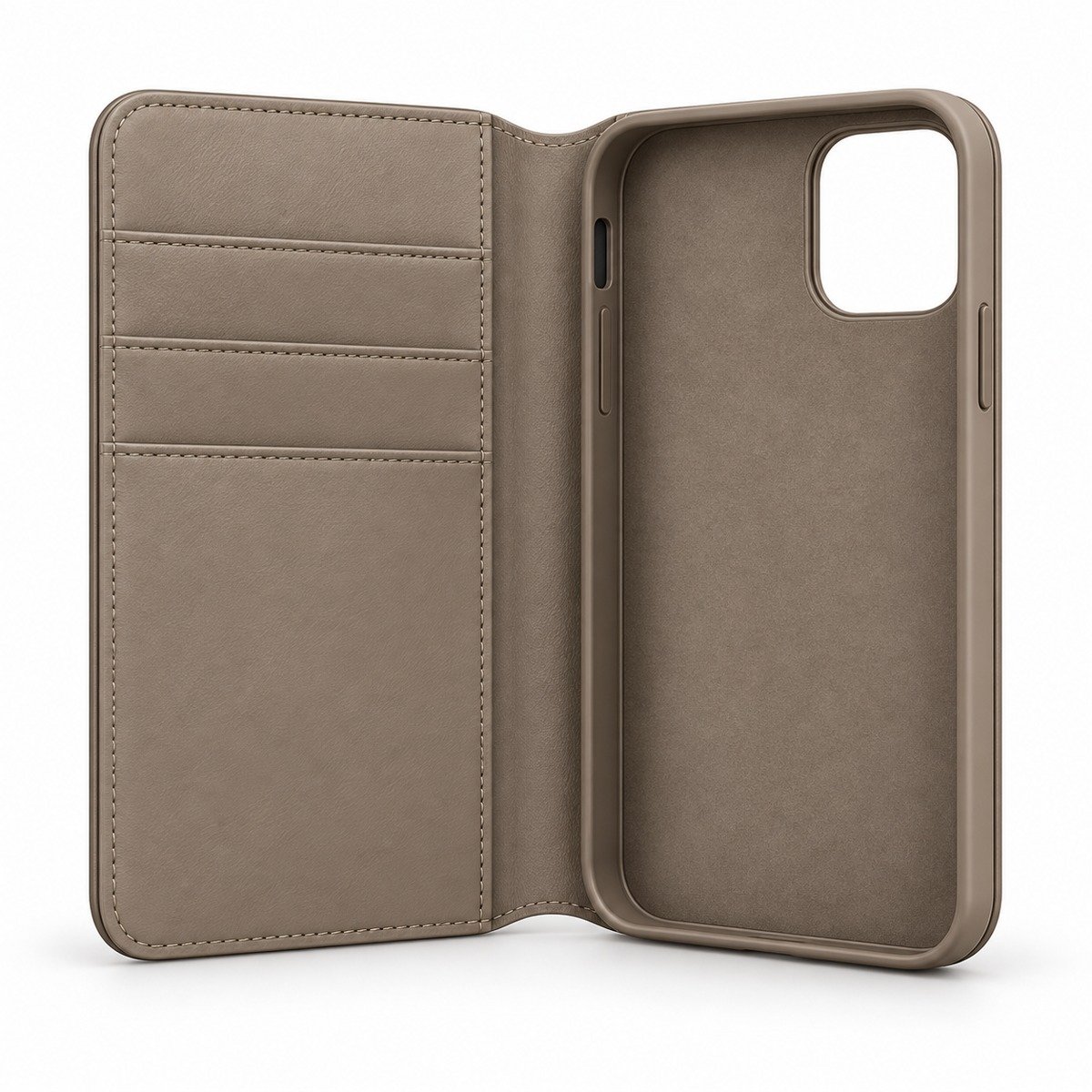 trex pc004 folio wallet phone case taupe trex pc004 folio wallet phone case taupe